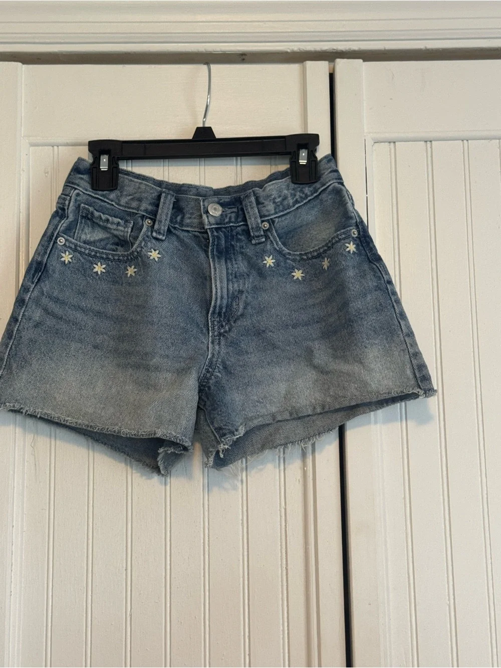 Old Navy Blue Denim Shorts with Star Accents